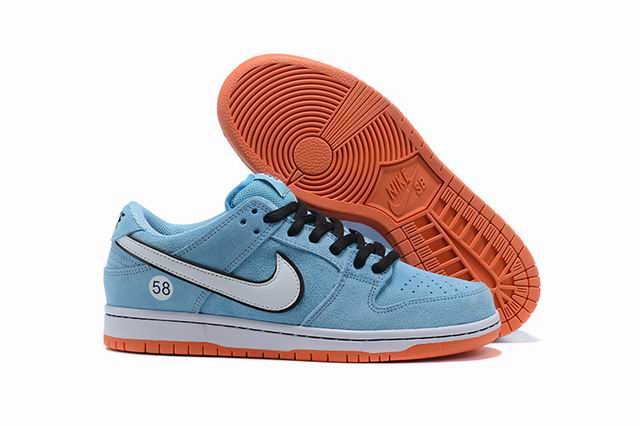 Cheap Nike Dunk Sb Men's Shoes Blue White-58